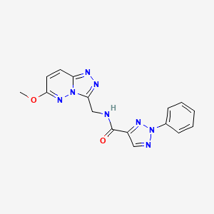 N-((6-methoxy-[1,2,4]triazolo[4,3-b]pyridazin-3-yl)methyl)-2-phenyl-2H-1,2,3-triazole-4-carboxamide