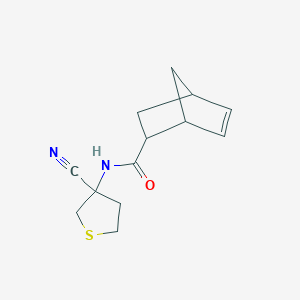 N-(3-Cyanothiolan-3-yl)bicyclo[2.2.1]hept-5-ene-2-carboxamide