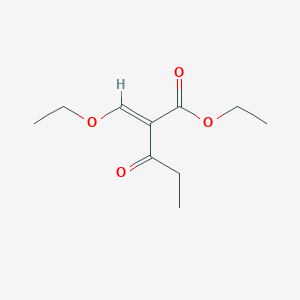 ethyl (2E)-3-ethoxy-2-propionylacrylate