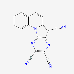 1,13,16-Triazatetracyclo[8.7.0.0^{2,7}.0^{12,17}]heptadeca-2(7),3,5,8,10,12(17),13,15-octaene-11,14,15-tricarbonitrile