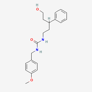 1-(5-Hydroxy-3-phenylpentyl)-3-(4-methoxybenzyl)urea