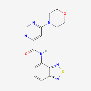 N-(benzo[c][1,2,5]thiadiazol-4-yl)-6-morpholinopyrimidine-4-carboxamide