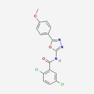 2,5-dichloro-N-[5-(4-methoxyphenyl)-1,3,4-oxadiazol-2-yl]benzamide