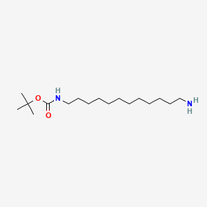 molecular formula C17H36N2O2 B2358000 Tert-butyl N-(12-aminododecyl)carbamate CAS No. 109792-60-1; 648441-48-9