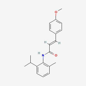 molecular formula C20H23NO2 B2358038 (2E)-3-(4-甲氧基苯基)-N-[2-甲基-6-(异丙基)苯基]丙-2-烯酰胺 CAS No. 307539-54-4