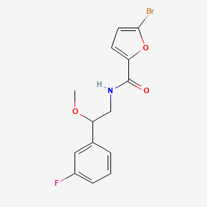 5-Bromo-N-[2-(3-fluorophenyl)-2-methoxyethyl]furan-2-carboxamide
