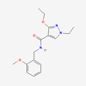 3-ethoxy-1-ethyl-N-(2-methoxybenzyl)-1H-pyrazole-4-carboxamide