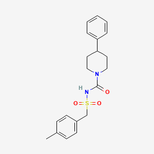 (4-methylphenyl)-N-[(4-phenylpiperidino)carbonyl]methanesulfonamide