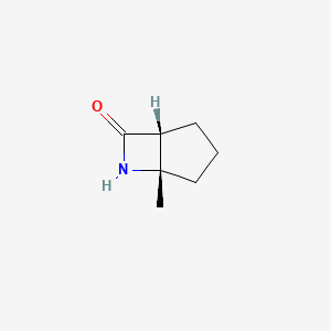 molecular formula C7H11NO B2358095 (1R,5S)-5-methyl-6-azabicyclo[3.2.0]heptan-7-one CAS No. 1335031-69-0