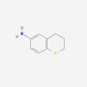 molecular formula C9H11NS B2358106 Thiochroman-6-amine CAS No. 1369163-28-9