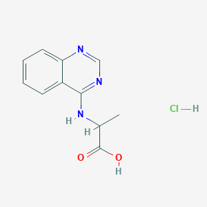 B2358127 N-Quinazolin-4-ylalanine hydrochloride CAS No. 1030264-64-2