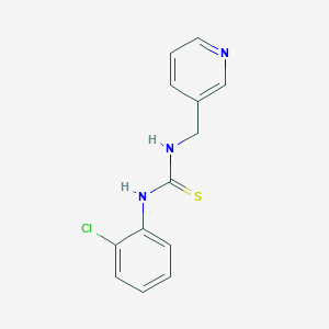 molecular formula C13H12ClN3S B2358143 1-(2-氯苯基)-3-(吡啶-3-基甲基)硫脲 CAS No. 404865-10-7