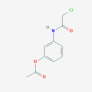 3-[(2-Chloroacetyl)amino]phenyl acetate