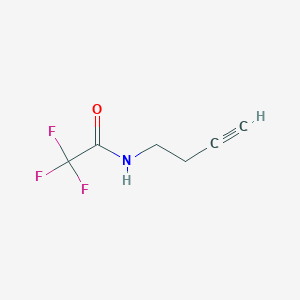 molecular formula C6H6F3NO B2358174 N-but-3-ynyl-2,2,2-trifluoroacetamide CAS No. 669776-70-9