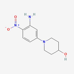 4-Piperidinol, 1-(3-amino-4-nitrophenyl)-