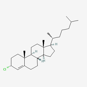 molecular formula C27H45Cl B2358194 (3α)-3-氯胆甾-4-烯 CAS No. 13901-10-5