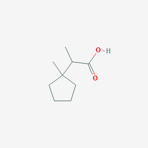2-(1-Methylcyclopentyl)propanoic acid