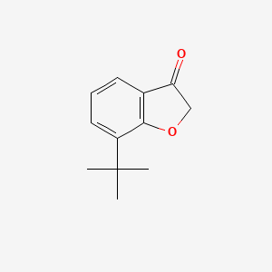 molecular formula C12H14O2 B2358219 7-叔丁基-2,3-二氢-1-苯并呋喃-3-酮 CAS No. 1156601-57-8