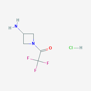 1-(3-Aminoazetidin-1-yl)-2,2,2-trifluoroethan-1-one hydrochloride