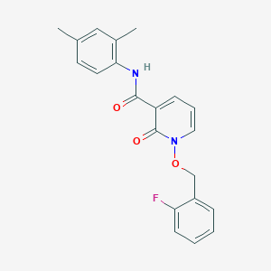 N-(2,4-dimethylphenyl)-1-[(2-fluorophenyl)methoxy]-2-oxopyridine-3-carboxamide