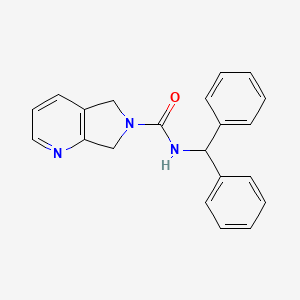 N-benzhydryl-5H-pyrrolo[3,4-b]pyridine-6(7H)-carboxamide