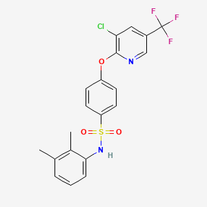 4-((3-Chloro-5-(trifluoromethyl)-2-pyridinyl)oxy)-N-(2,3-dimethylphenyl)benzenesulfonamide