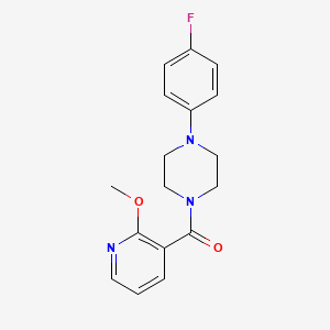 (4-(4-Fluorophenyl)piperazin-1-yl)(2-methoxypyridin-3-yl)methanone