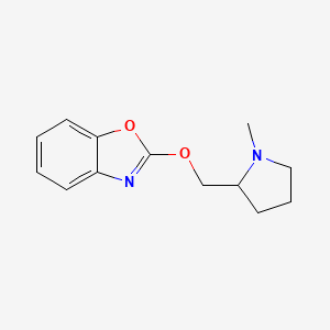 2-[(1-Methylpyrrolidin-2-yl)methoxy]-1,3-benzoxazole