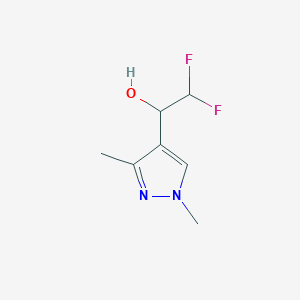 1-(1,3-Dimethyl-1H-pyrazol-4-yl)-2,2-difluoroethanol