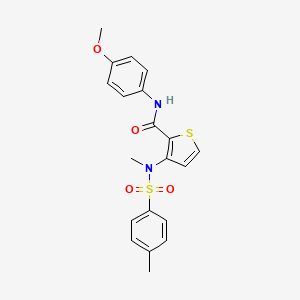N-(3-methoxybenzyl)-1-(2-methylbenzyl)-1H-1,2,3-benzotriazole-5-carboxamide