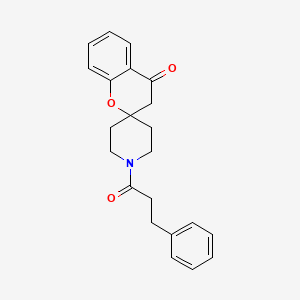 1'-(3-Phenylpropanoyl)spiro[chroman-2,4'-piperidin]-4-one