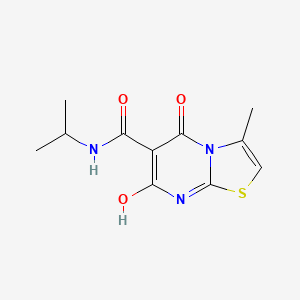 7-hydroxy-N-isopropyl-3-methyl-5-oxo-5H-thiazolo[3,2-a]pyrimidine-6-carboxamide