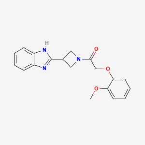 1-(3-(1H-benzo[d]imidazol-2-yl)azetidin-1-yl)-2-(2-methoxyphenoxy)ethanone