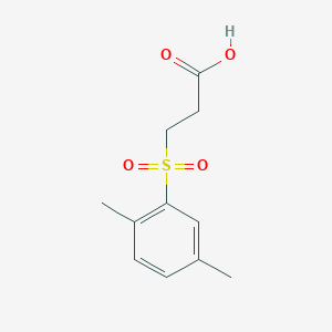 3-(2,5-Dimethyl-benzenesulfonyl)-propionic acid