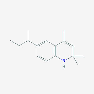 molecular formula C16H23N B2358369 6-butan-2-yl-2,2,4-trimethyl-1H-quinoline CAS No. 503832-20-0