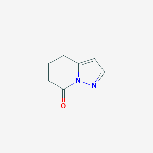 molecular formula C7H8N2O B2358420 7(4H)-oxo-5,6-dihydropyrazolo[1,5-a]pyridine CAS No. 2102408-70-6