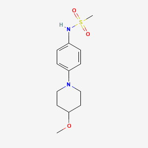 B2358429 N-(4-(4-methoxypiperidin-1-yl)phenyl)methanesulfonamide CAS No. 1797856-38-2