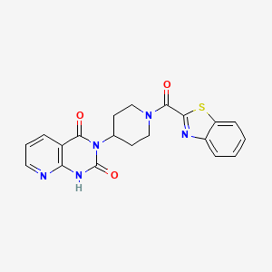 3-(1-(benzo[d]thiazole-2-carbonyl)piperidin-4-yl)pyrido[2,3-d]pyrimidine-2,4(1H,3H)-dione