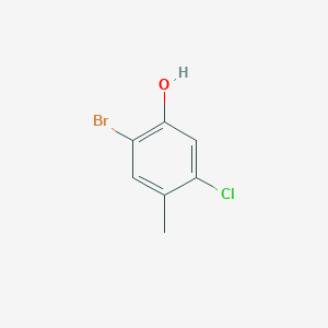 molecular formula C7H6BrClO B2358443 2-溴-5-氯-4-甲基苯酚 CAS No. 1175754-49-0