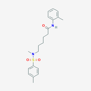 6-(N,4-dimethylphenylsulfonamido)-N-(o-tolyl)hexanamide