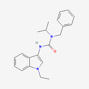 molecular formula C21H25N3O B2358510 1-benzyl-3-(1-ethyl-1H-indol-3-yl)-1-isopropylurea CAS No. 922983-70-8
