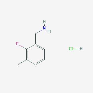 molecular formula C8H11ClFN B2358516 2-Fluoro-3-methylbenzylamine hydrochloride CAS No. 1150310-77-2