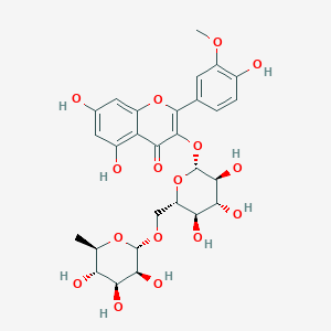 molecular formula C28H32O16 B2358558 Narcissoside, >=95% (HPLC) CAS No. 53584-69-3; 604-80-8