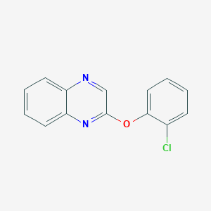 molecular formula C14H9ClN2O B2358559 2-(2-Chlorophenoxy)quinoxaline CAS No. 223592-28-7