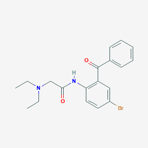 molecular formula C19H21BrN2O2 B2358560 N-(2-benzoyl-4-bromophenyl)-2-(diethylamino)acetamide CAS No. 59542-20-0