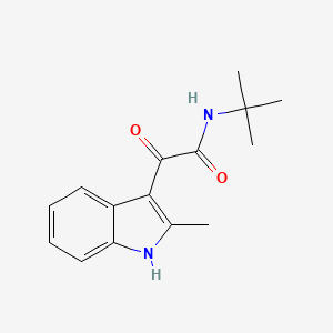 N-tert-butyl-2-(2-methyl-1H-indol-3-yl)-2-oxoacetamide