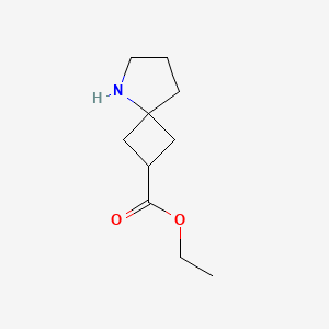 molecular formula C10H17NO2 B2358673 Ethyl 5-azaspiro[3.4]octane-2-carboxylate CAS No. 2287273-84-9