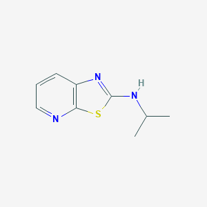 molecular formula C9H11N3S B2358707 N-isopropyl[1,3]thiazolo[5,4-b]pyridin-2-amine CAS No. 883049-61-4
