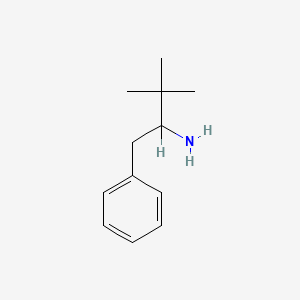 molecular formula C12H19N B2358729 3,3-Dimethyl-1-phenylbutan-2-amine CAS No. 67309-37-9