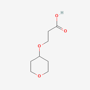 3-(Oxan-4-yloxy)propanoic acid